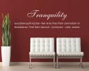 Tranquility Definition